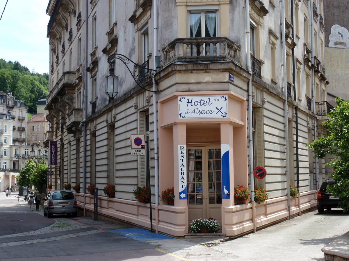 Hotel Restaurant D'Alsace Пломбьер-ле-Бен Экстерьер фото